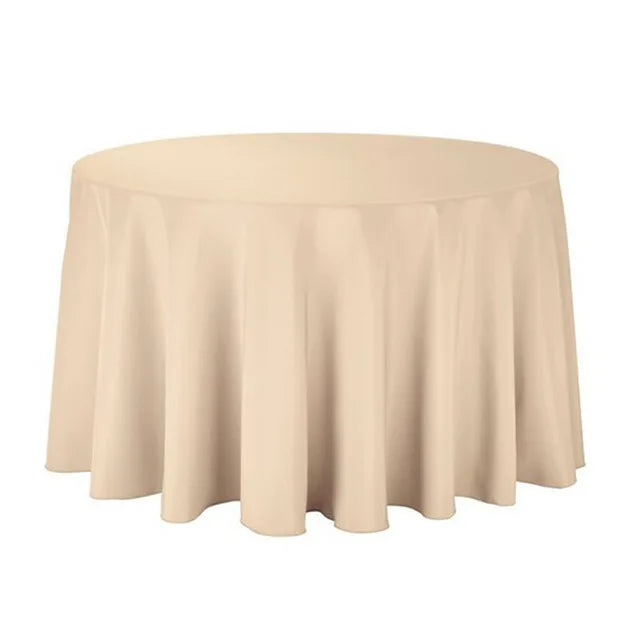 Polyester Round Tablecloth