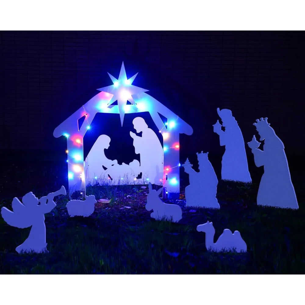 Large Nativity Scene Outdoor, Weather-Resistant