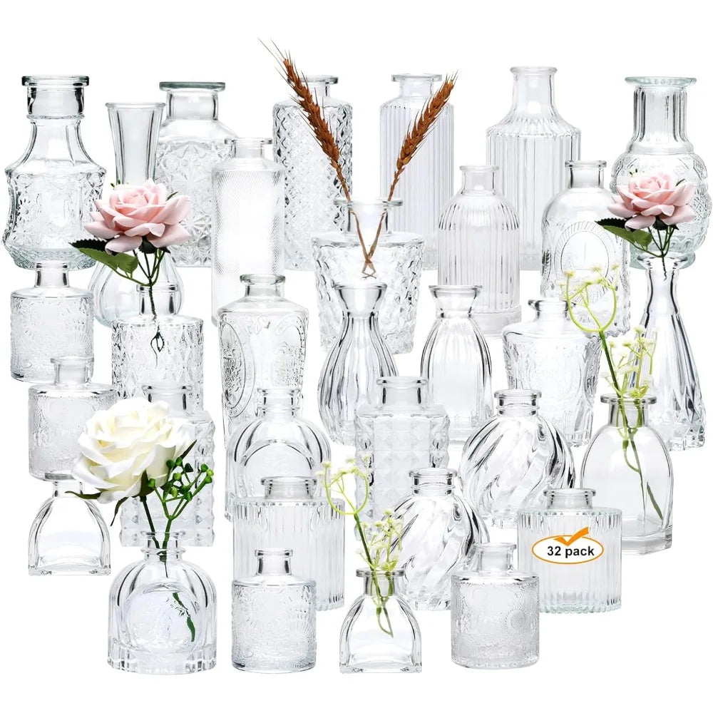 Set of  Vintage Glass vases