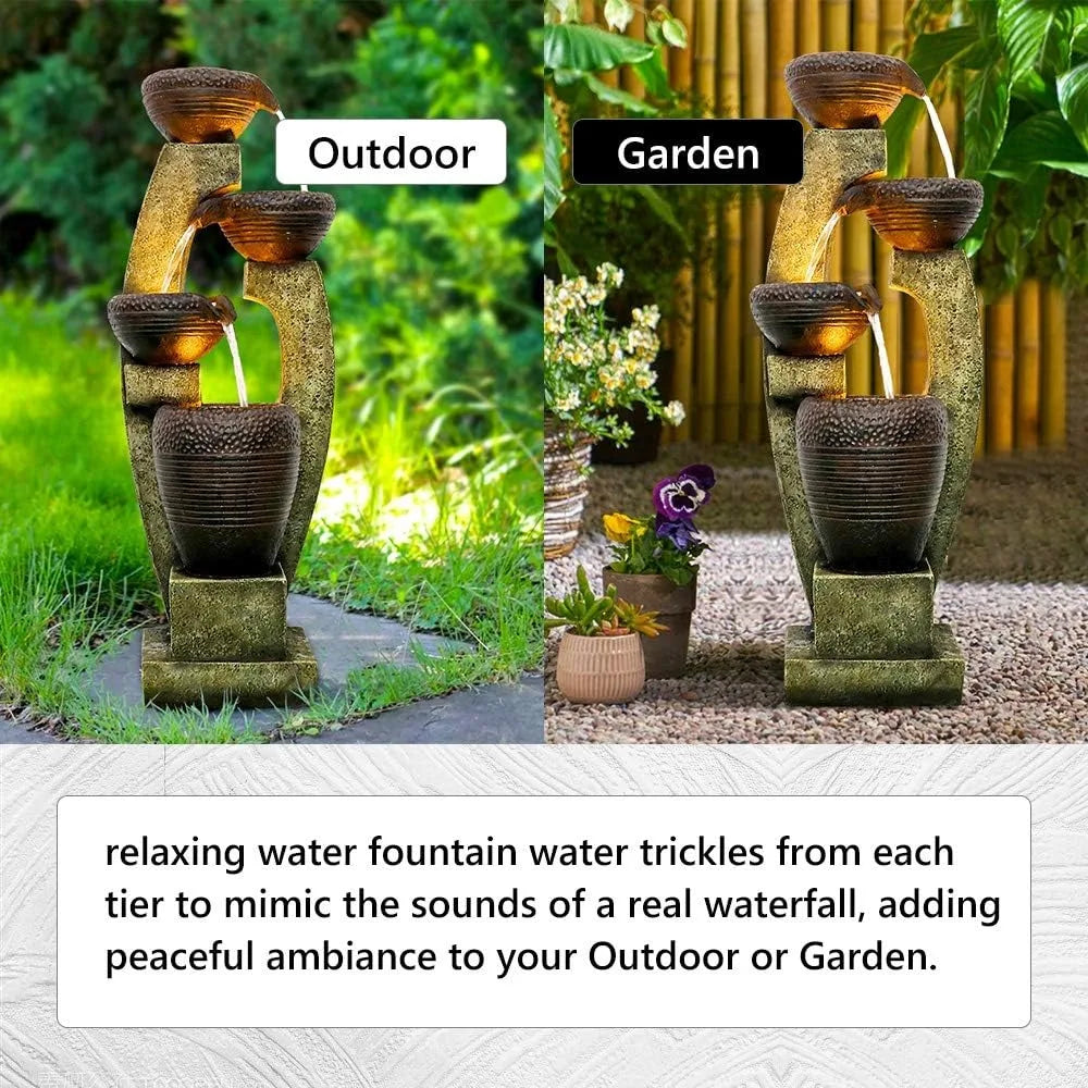 Garden Patio , Outdoor Fountain