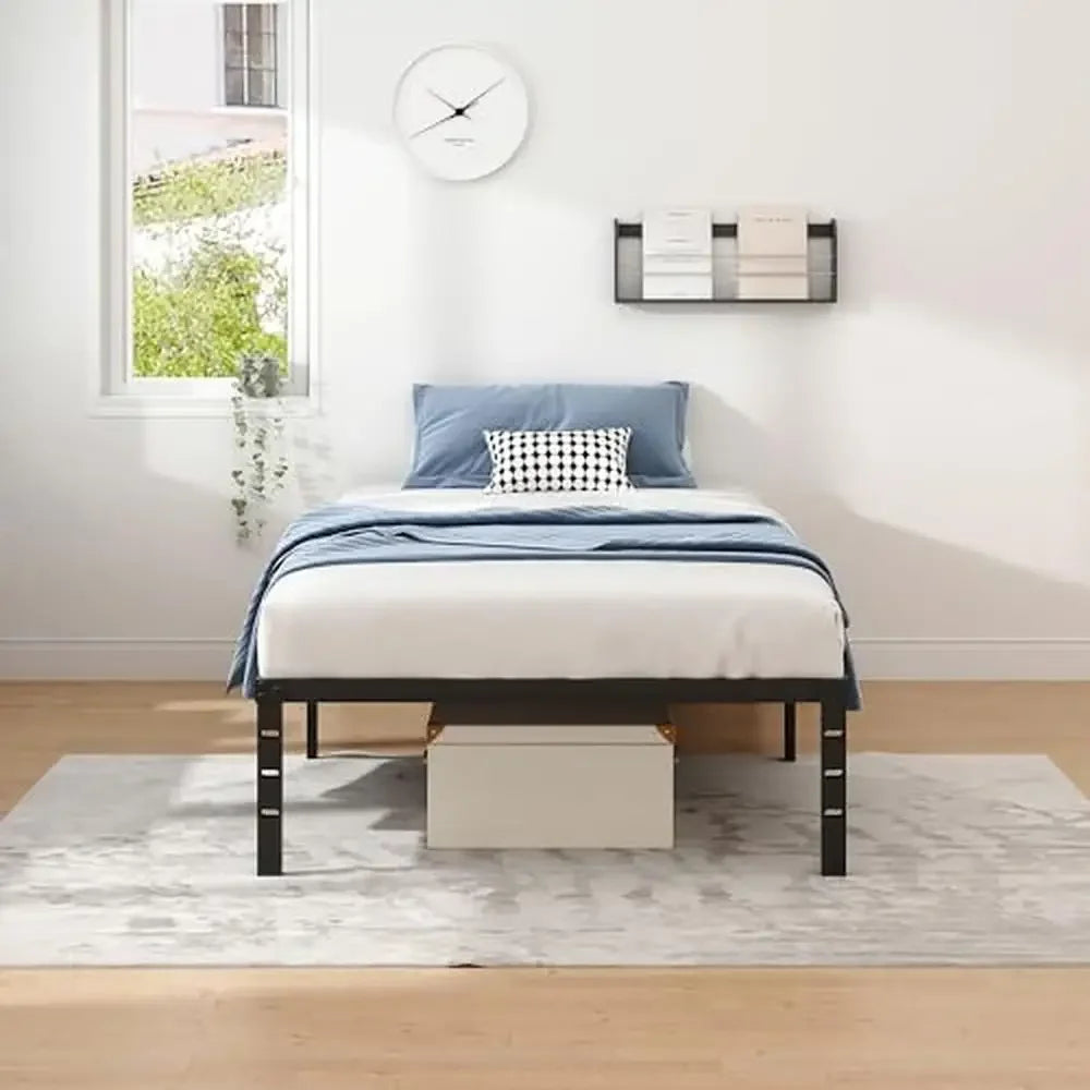 Metal Platform Bed Frame Twin Size