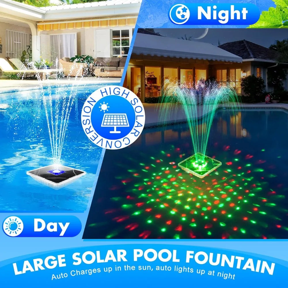 Solar Fountain with Light show