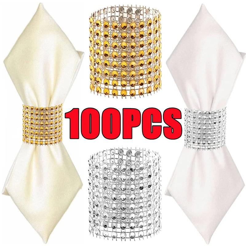 Rhinestone Napkin Rings