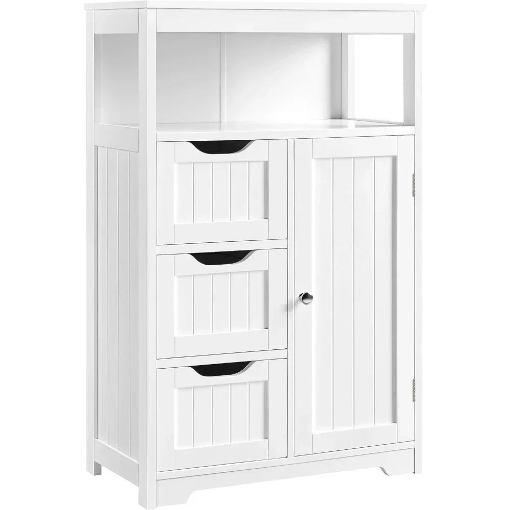 Bathroom Cabinet with Door and Drawers,