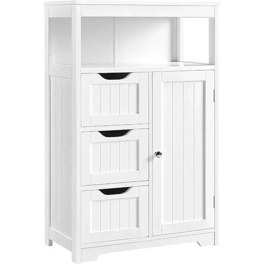 Bathroom Cabinet with Door and Drawers,