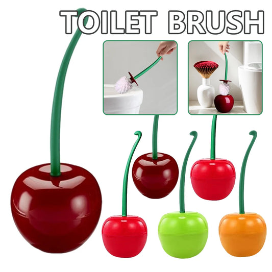 Cherry Shape Toilet Brush Set