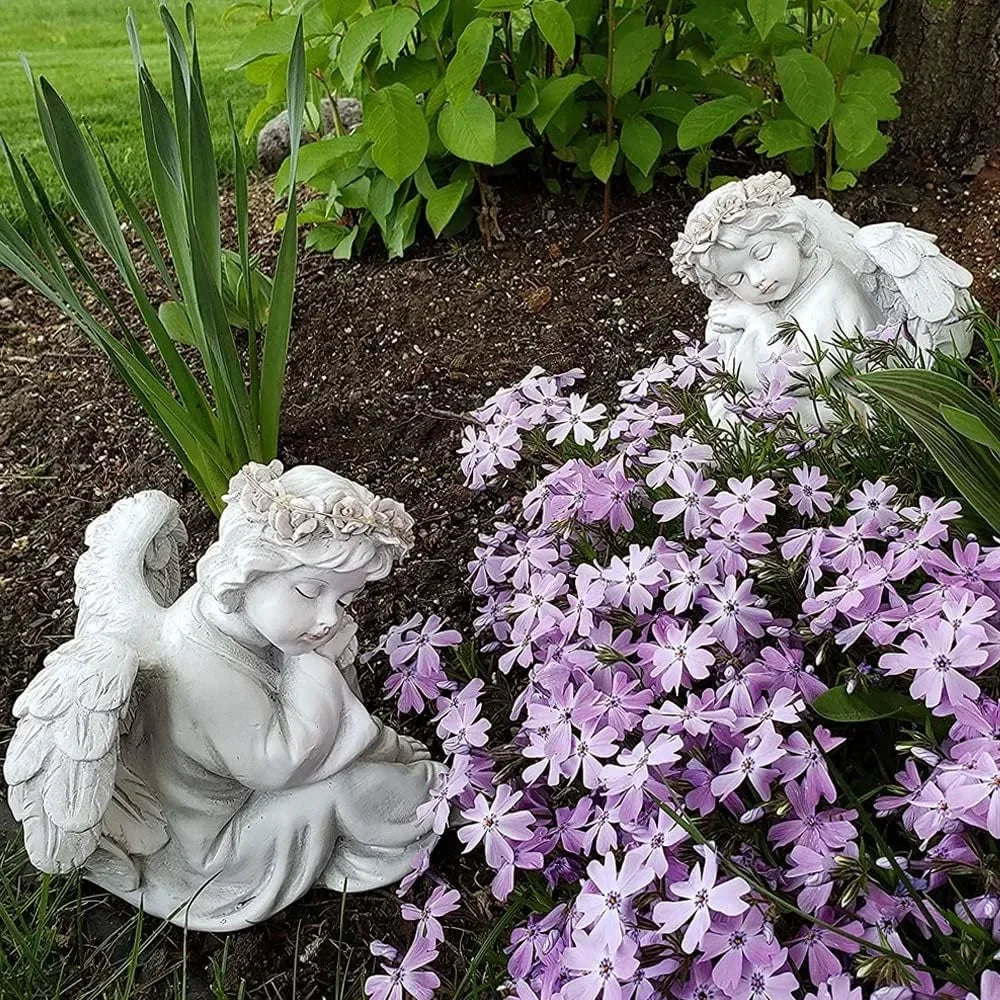 Angel Statue Solar Outdoor Decorations