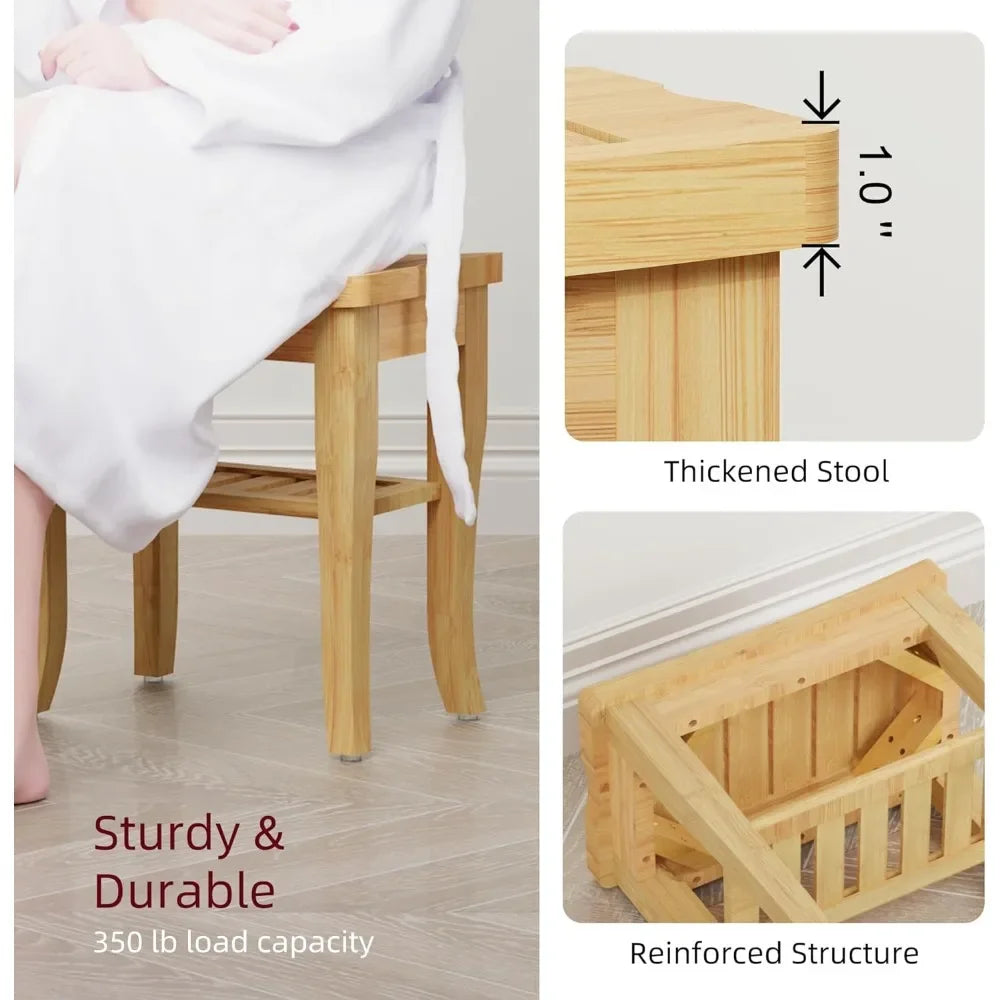 Bamboo Shower Bench,