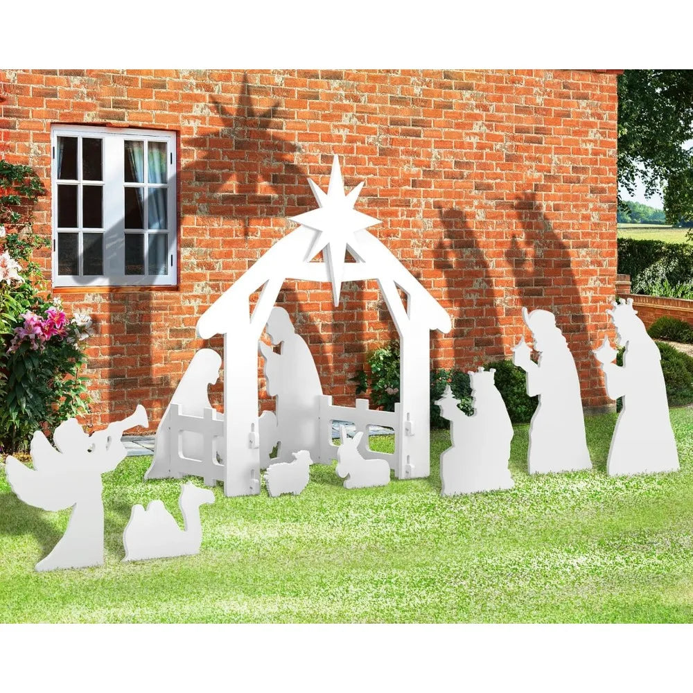 Large Nativity Scene Outdoor, Weather-Resistant