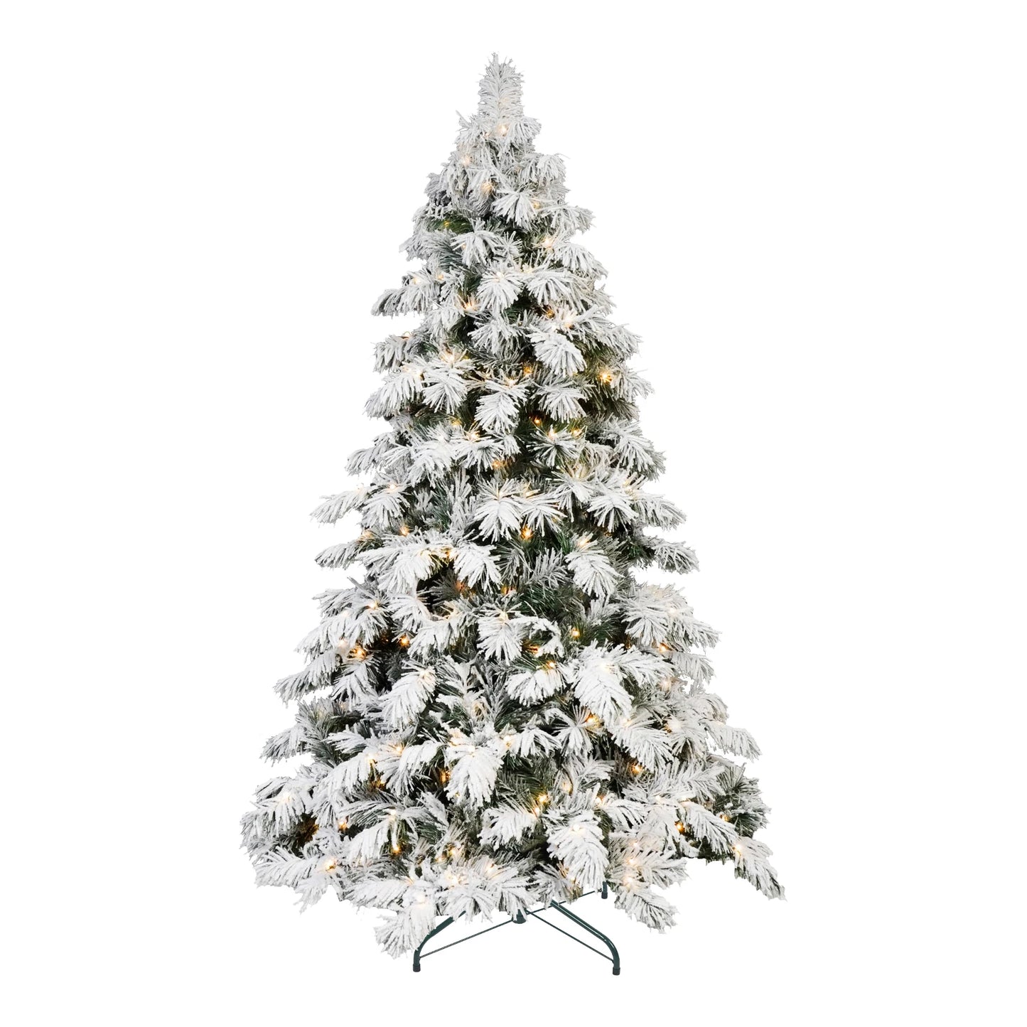 8FT Artificial Flocking Christmas Tree