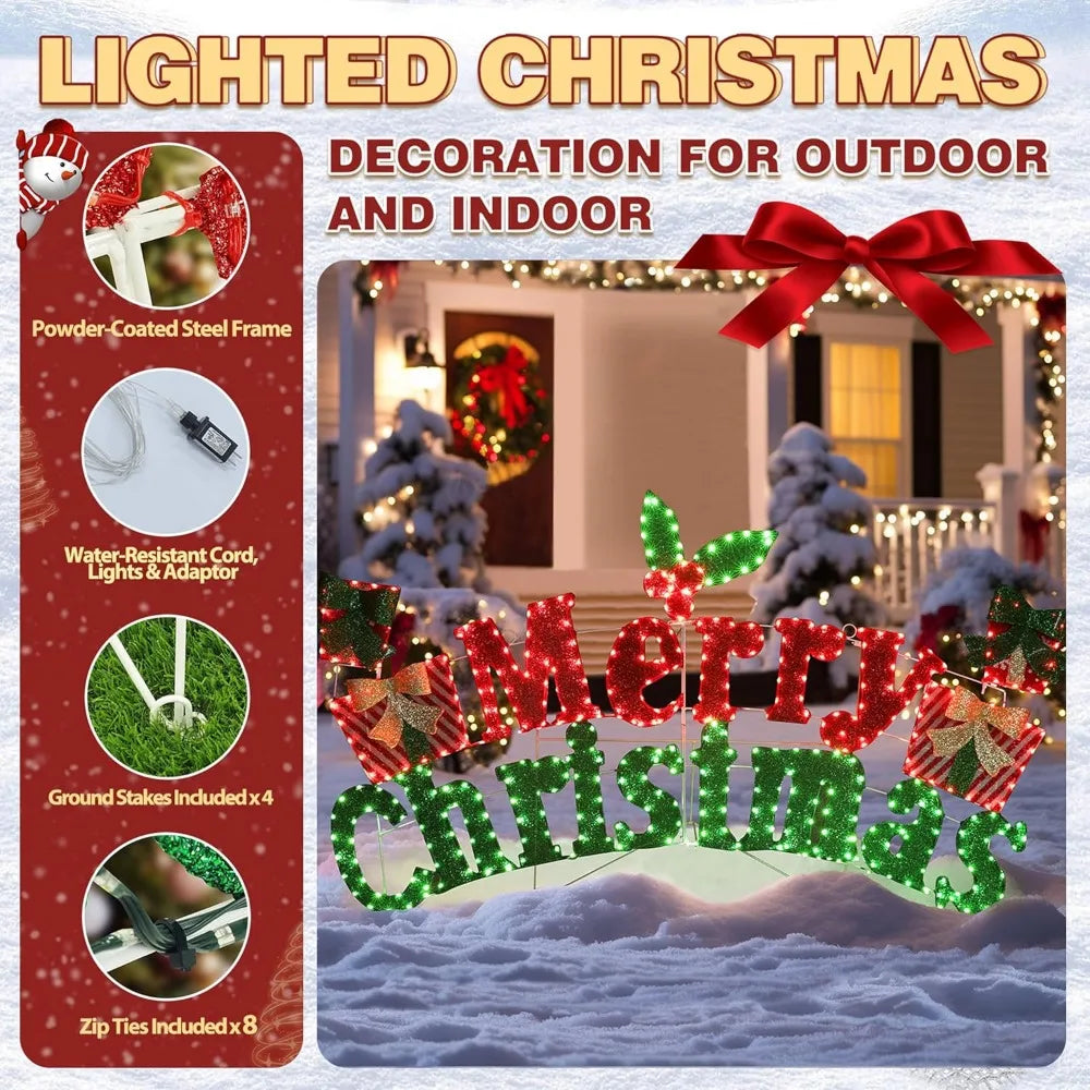 Outdoor Christmas Decorations, Holiday Merry Christmas