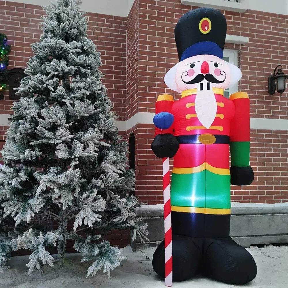 8 Foot Christmas Inflatable Nutcracker Soldier