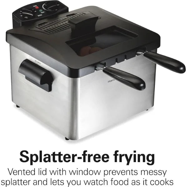 Triple Basket Electric Deep Fryer