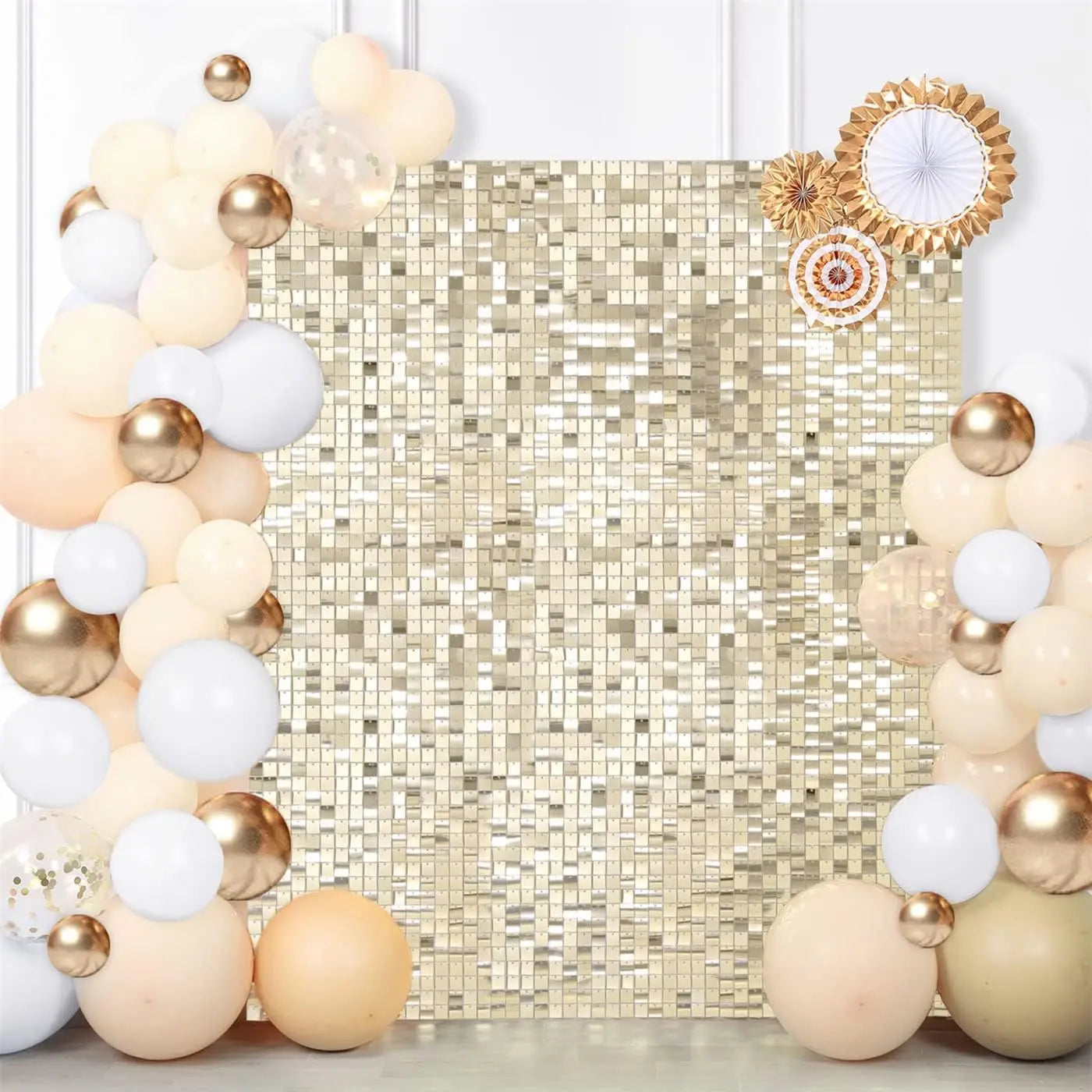 Light Gold Sequin Panel Backdrop