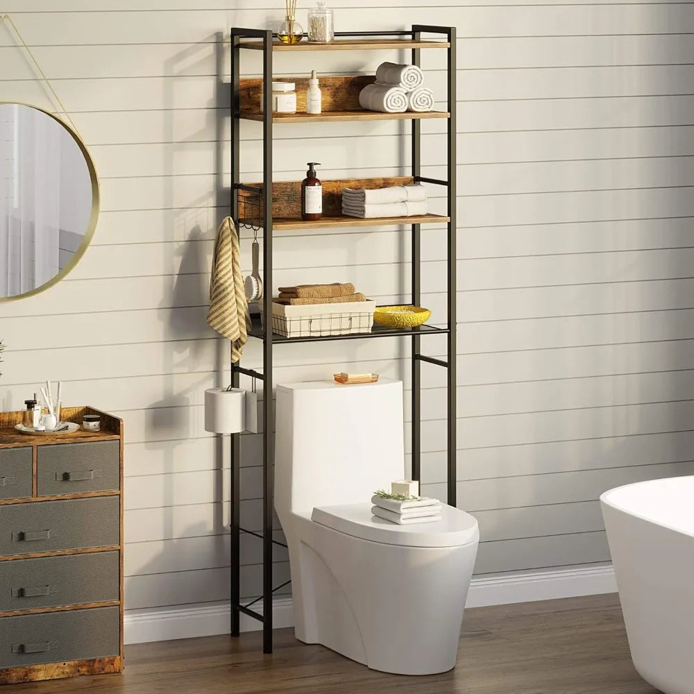 Over The Toilet Storage, 4-Tier Space Saver