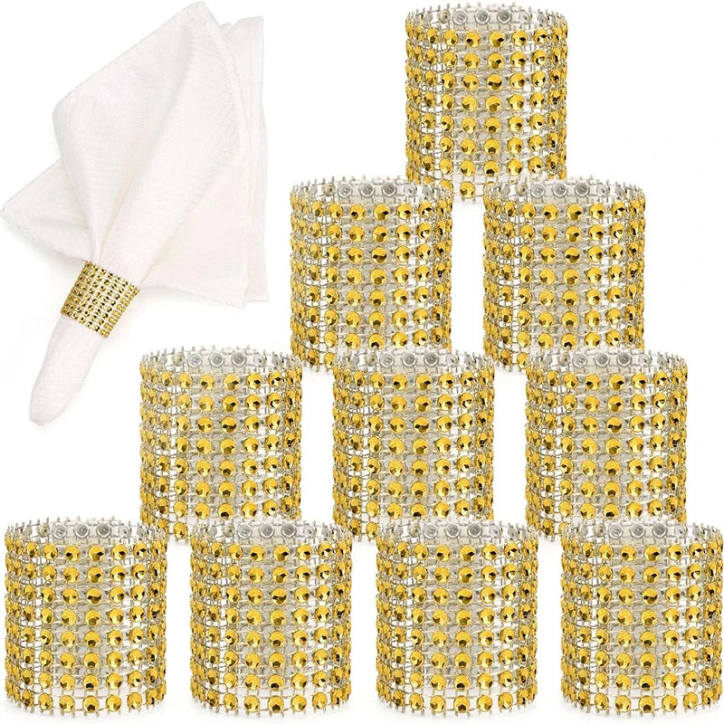 Rhinestone Napkin Rings