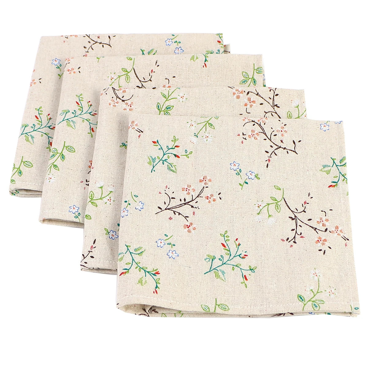 Floral Printed Cloth Napkins