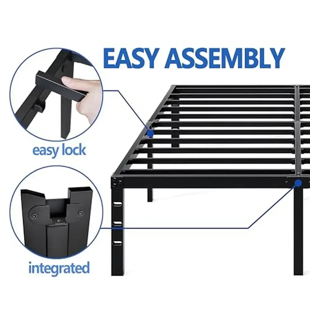 Metal Platform Bed Frame Twin Size