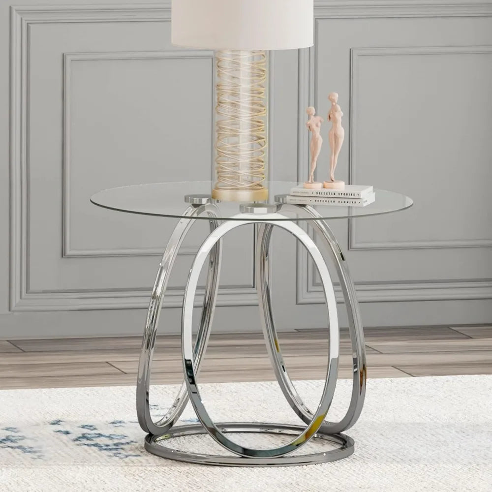 Glass Side Table