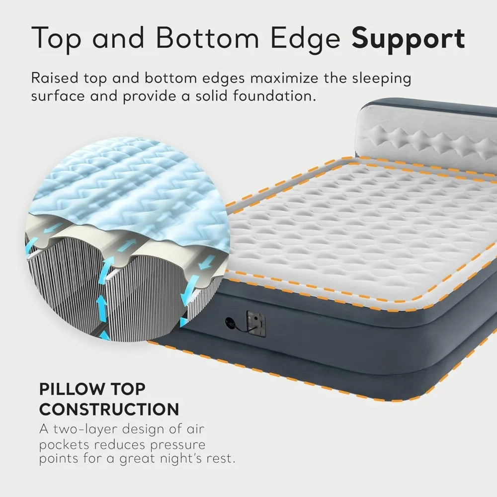 Air Mattress with Built-in Electric Pump