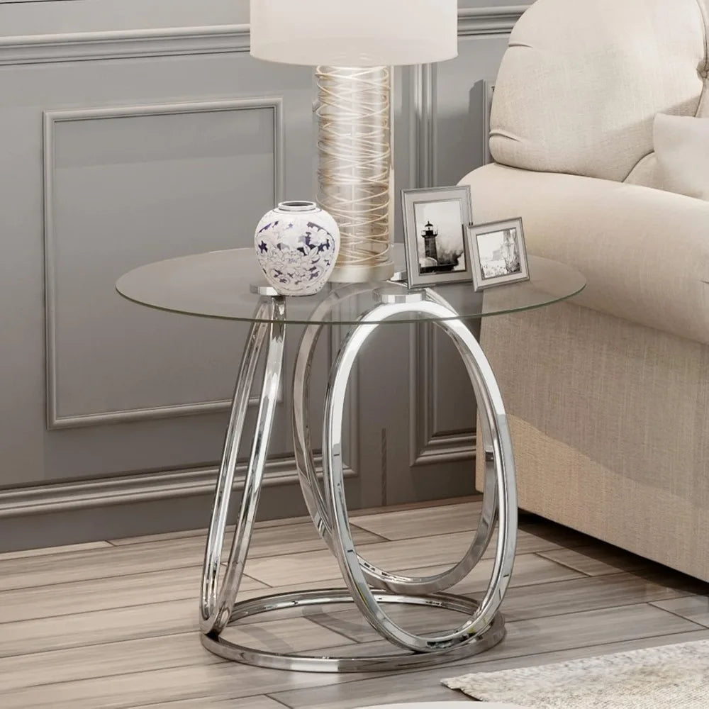 Glass Side Table