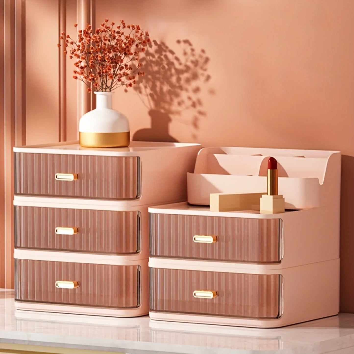 Makeup Organizer with Drawers