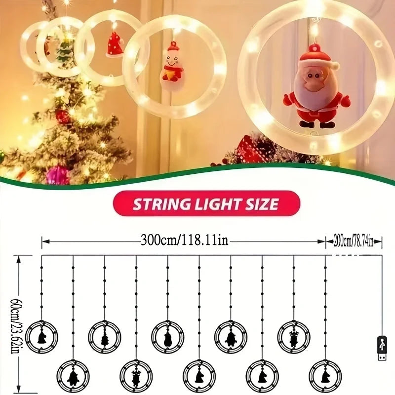 LED string lights, curtain lights,