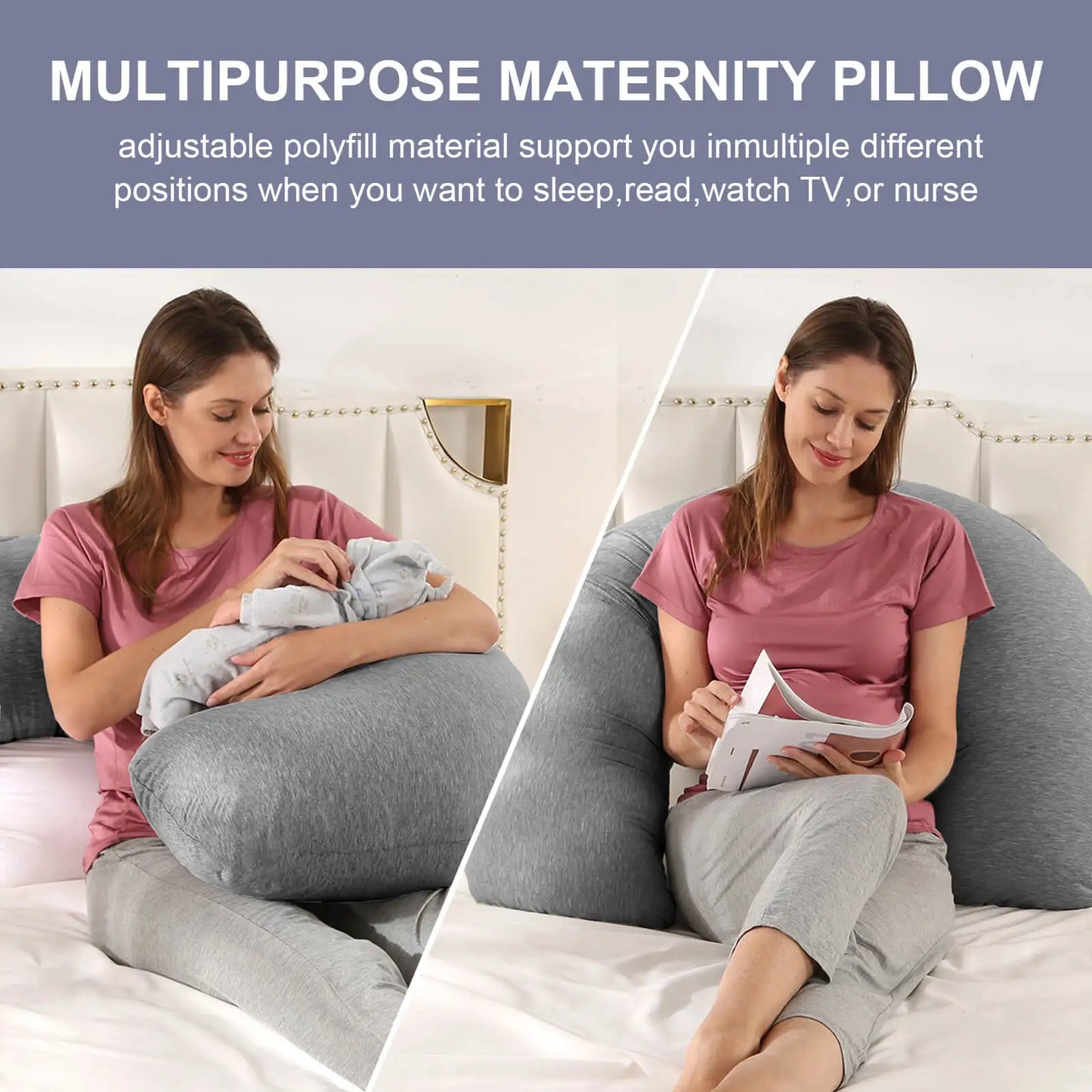 Shaped Maternity Body Pillow