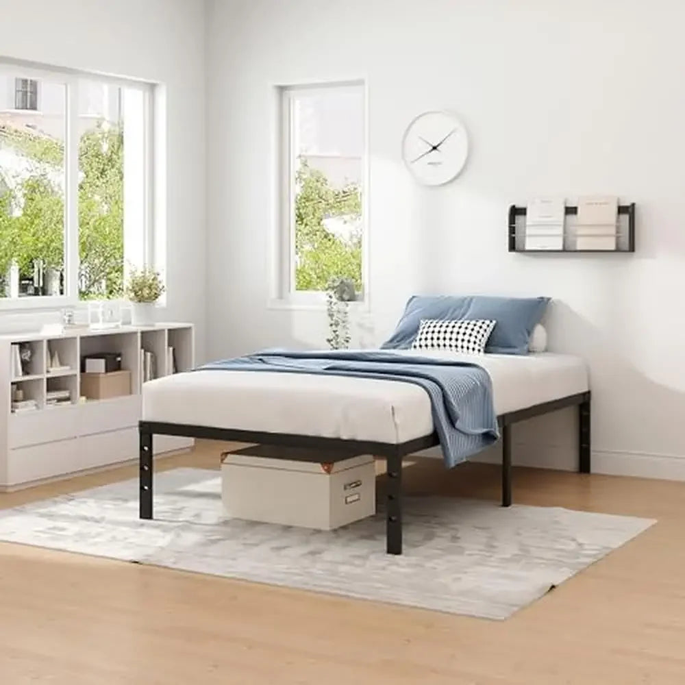 Metal Platform Bed Frame Twin Size