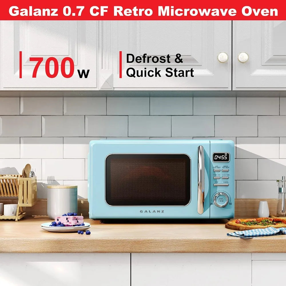 Retro Countertop Microwave Oven