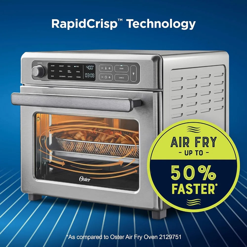 Digital Air Fryer Oven with Rapid Crisp,