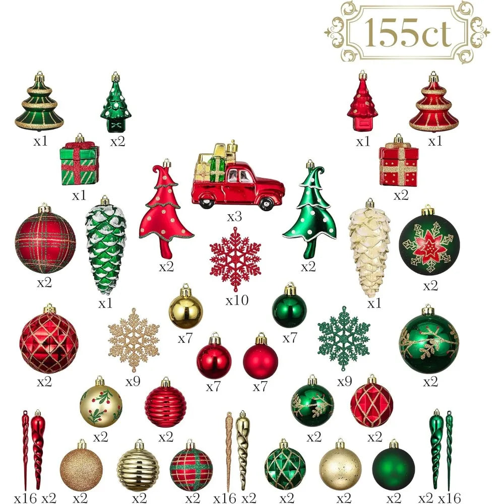 Christmas Tree Ornaments Set,