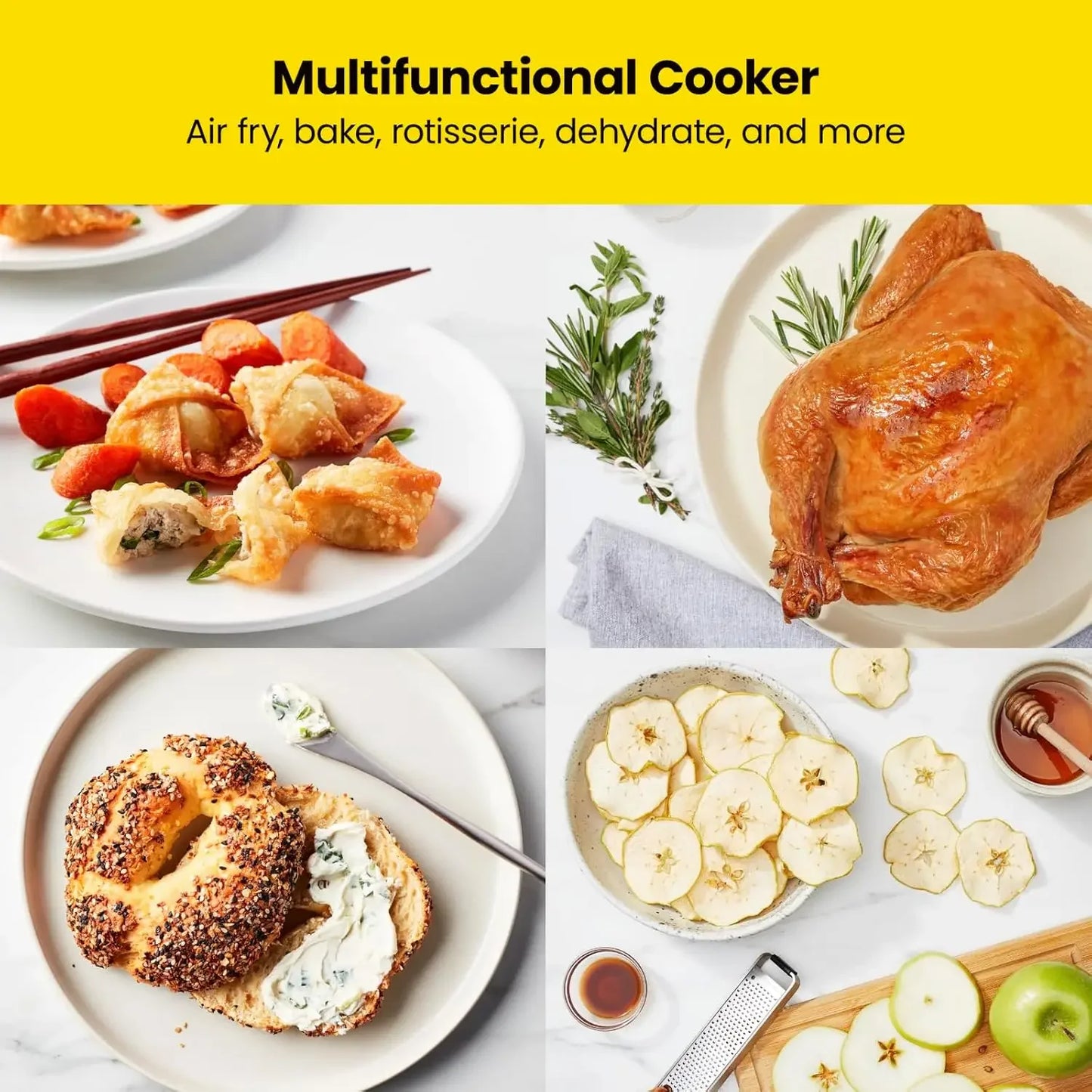 Multifunctional Digital Air Fryer Dehydrator Convection Oven