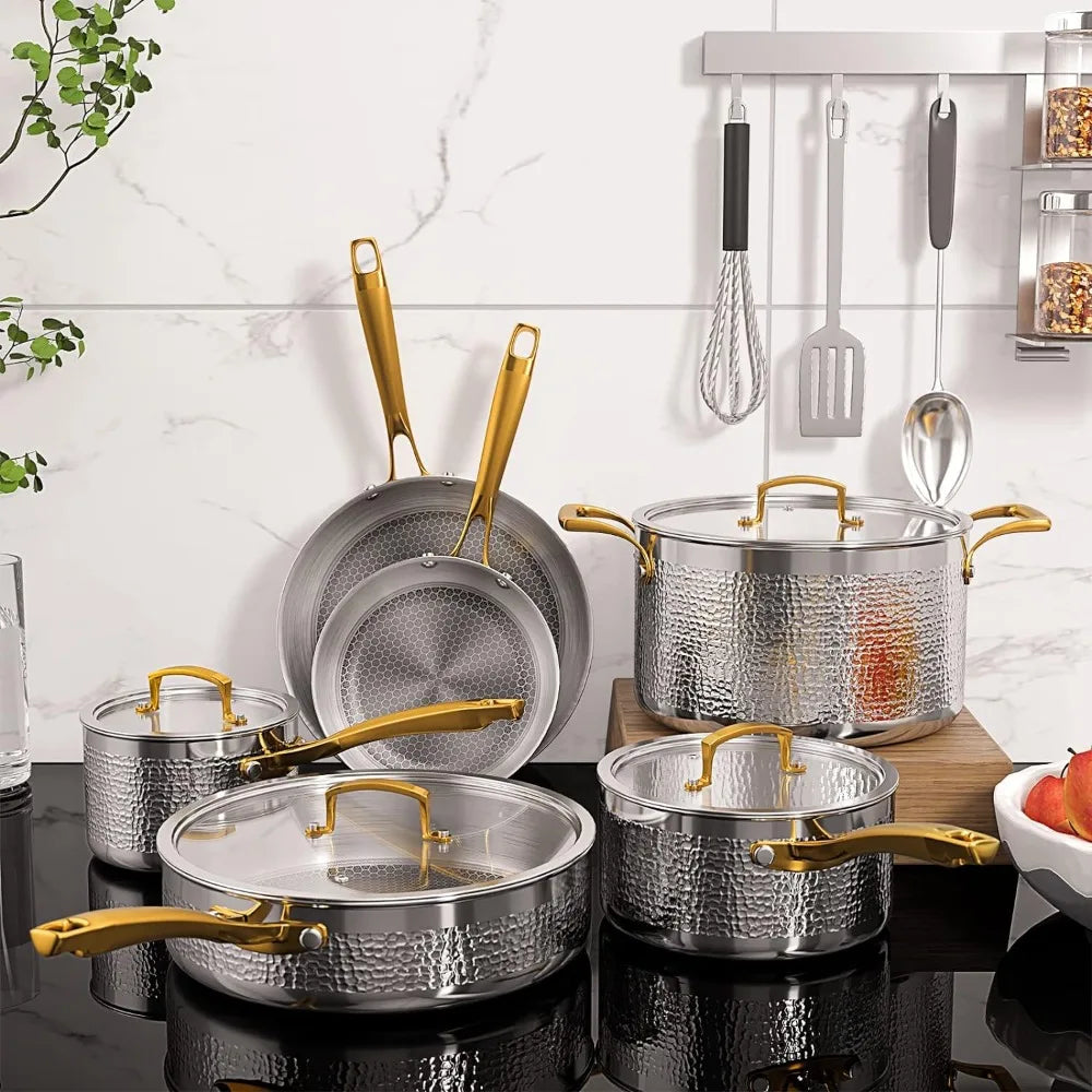 Pots and Pans Set .Stainless Steel