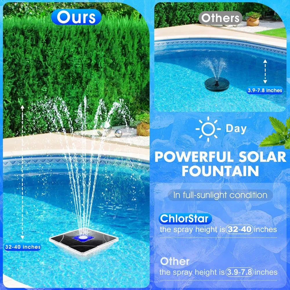 Solar Fountain with Light show