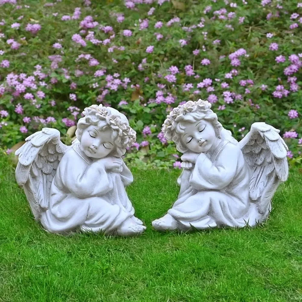 Angel Statue Solar Outdoor Decorations