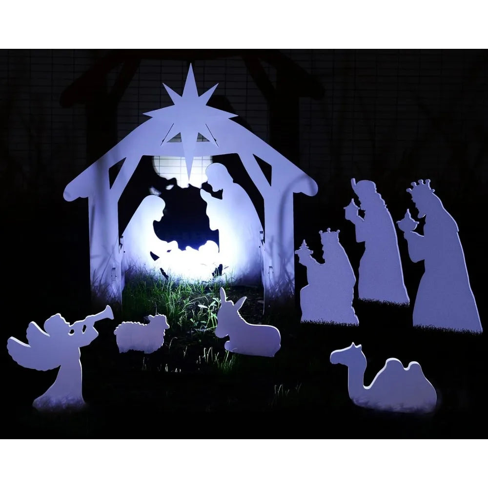 Large Nativity Scene Outdoor, Weather-Resistant