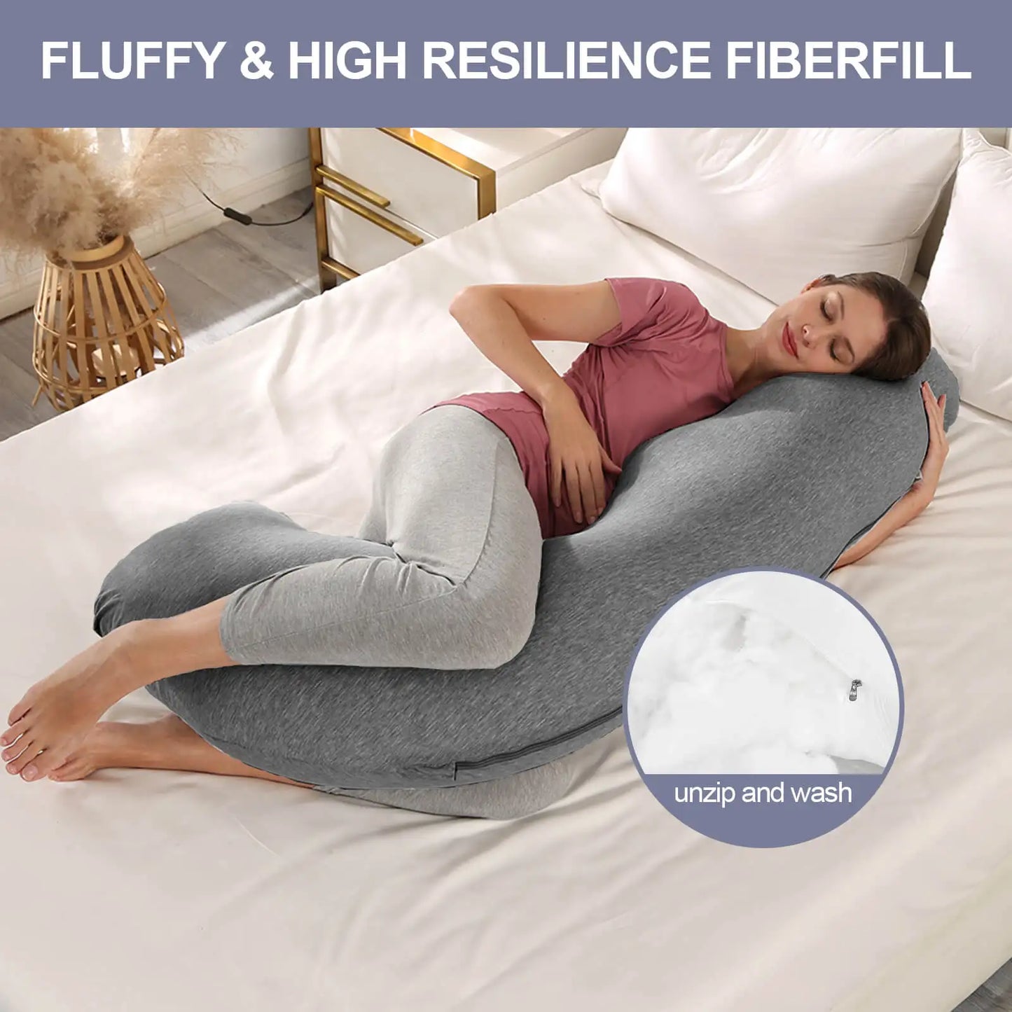 Shaped Maternity Body Pillow