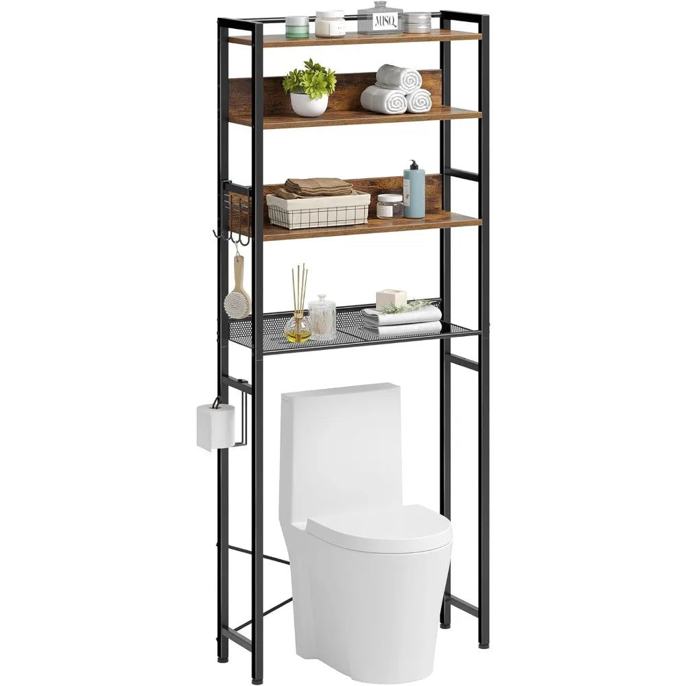 Over The Toilet Storage, 4-Tier Space Saver