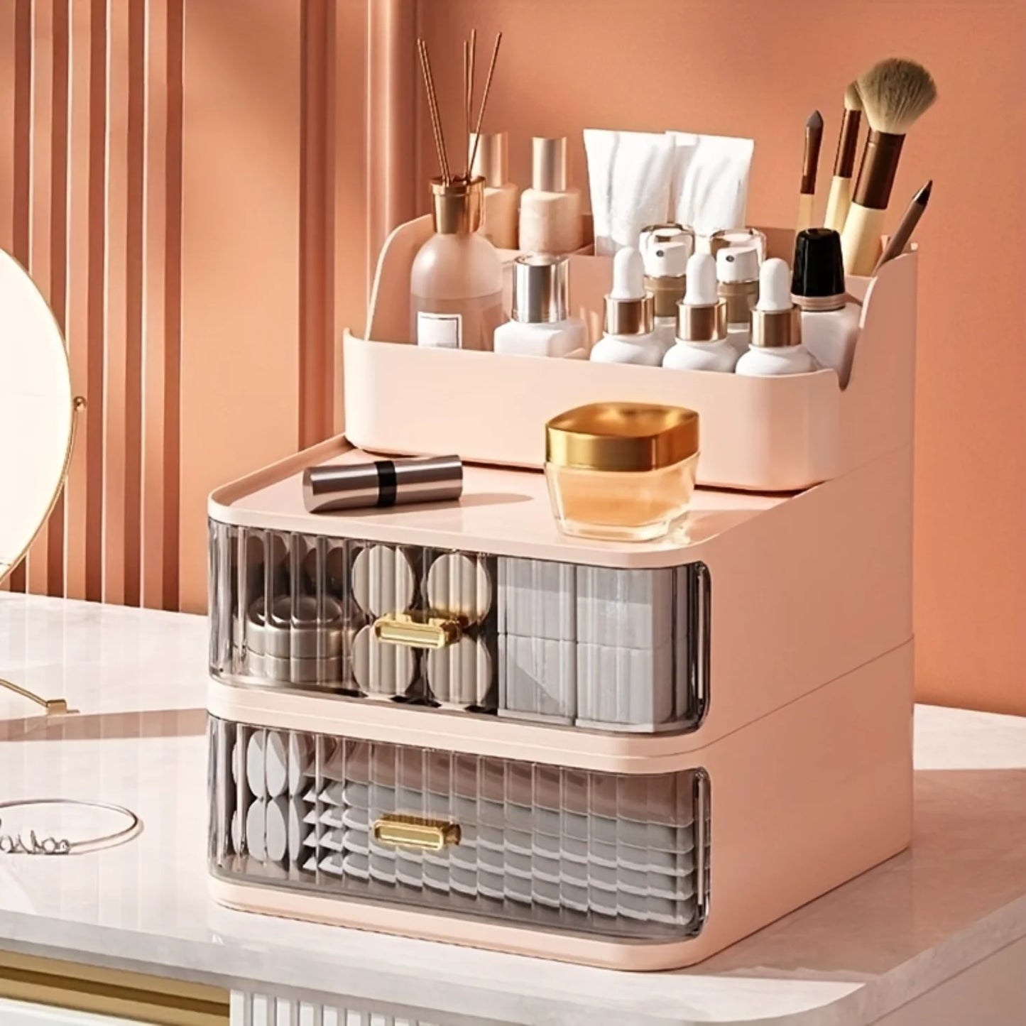 Makeup Organizer with Drawers