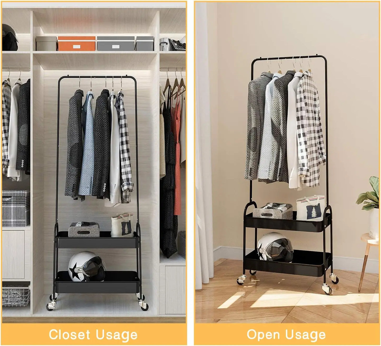 2-in 1 Garment Rack,