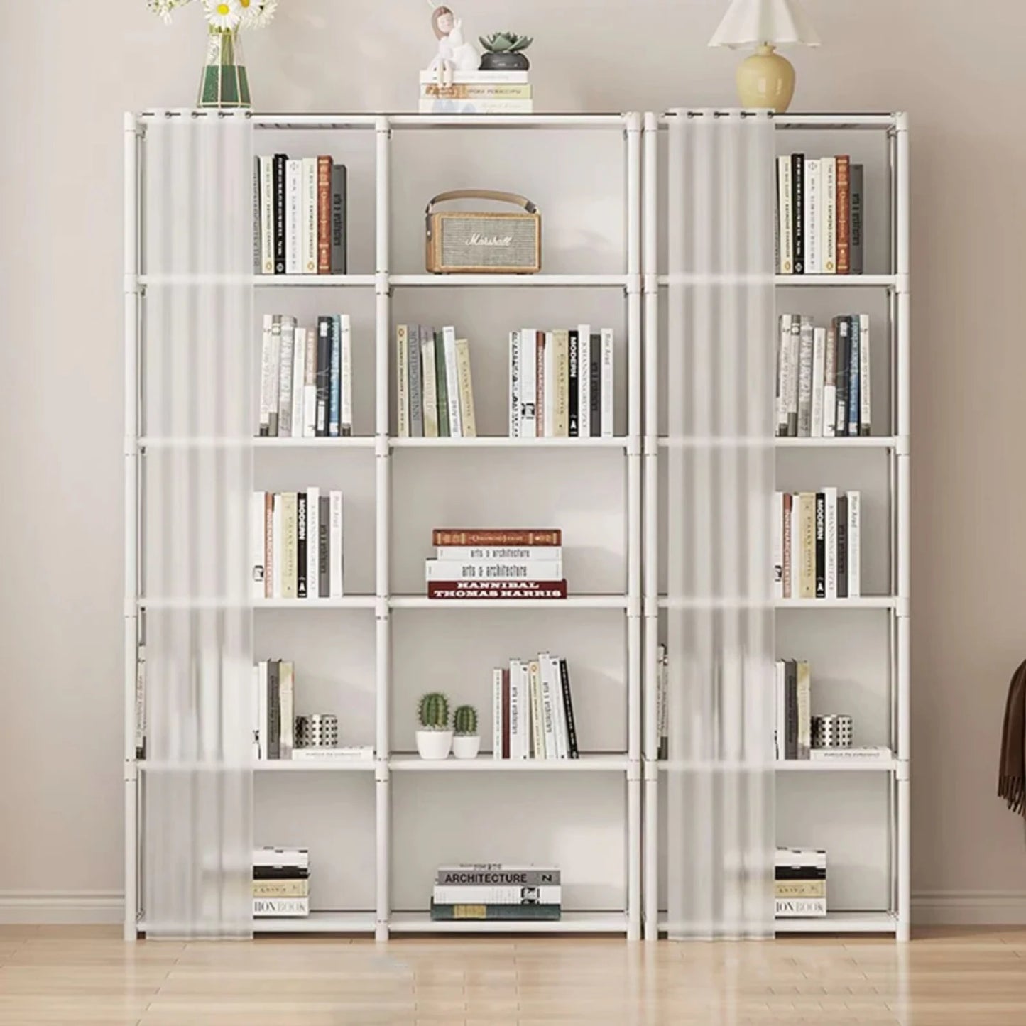 Multi-layer Floor To Ceiling Bookshelf