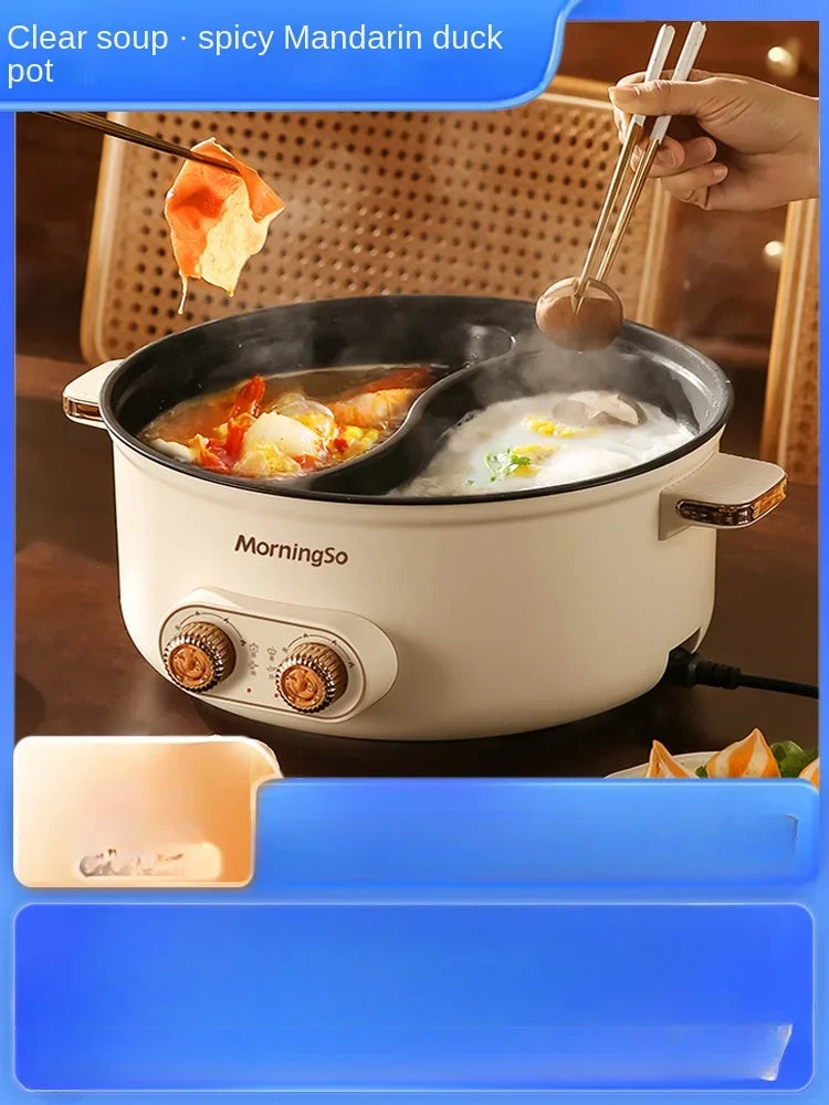 Double-flavor electric pot