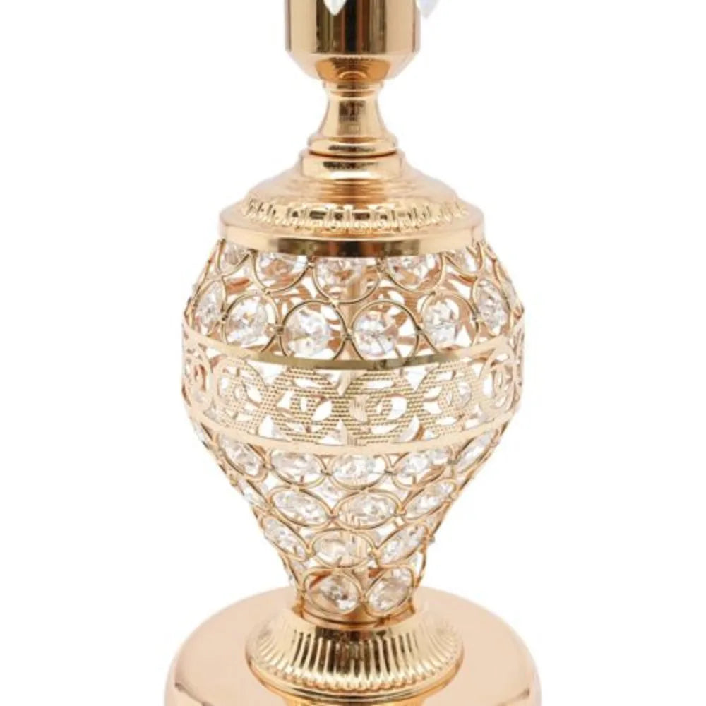 Golden Crystal Desk Table Lamp