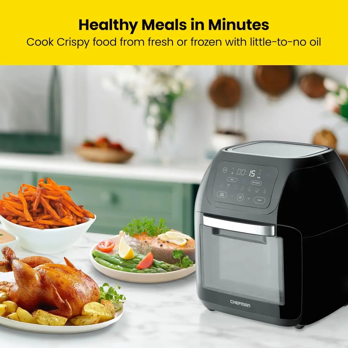 Multifunctional Digital Air Fryer Dehydrator Convection Oven